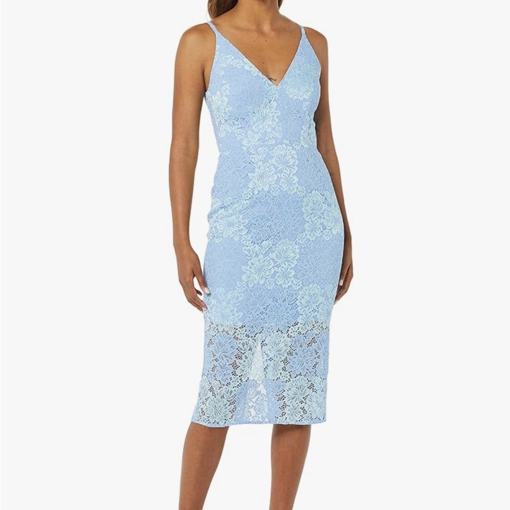 Dress the Population blue dress